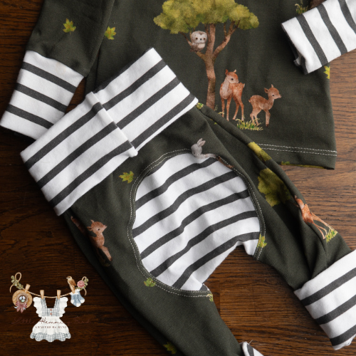 0-3 Month - Woodland - Two Piece Set